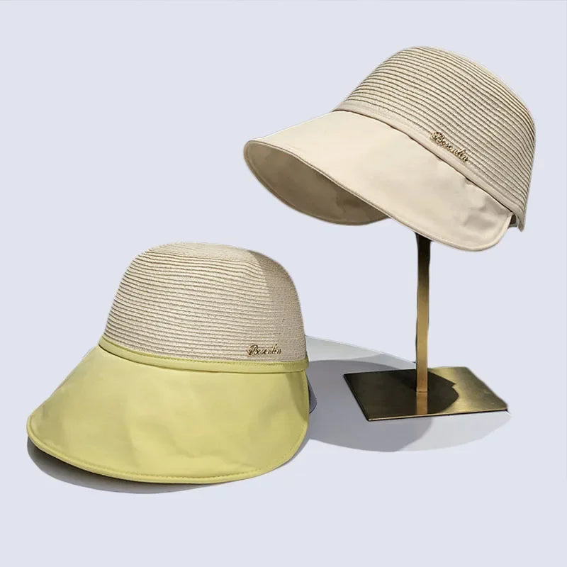 Chapeau de soleil à visière large avec protection UPF 50+